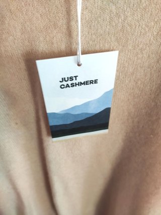 Jersey Beige Just Cashmere T XL