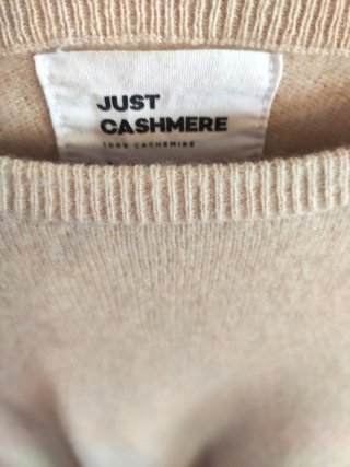 Jersey Beige Just Cashmere T XL