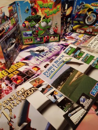 Lote 4 folletos Sega Saturn originales