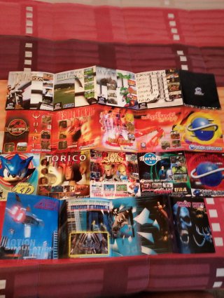 Lote 4 folletos Sega Saturn originales
