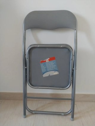 Silla Yoga plegable de metal y plástico