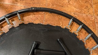 Trampolín Hudora 96 cm (faltan 9 muelles)