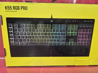 Teclado Gaming Corsair K55 RGB Pro, Nuevo.