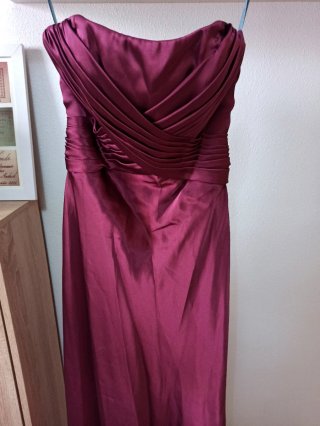 Vestido fiesta Easy Wear T-38 púrpura/rojo