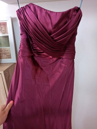 Vestido fiesta Easy Wear T-38 púrpura/rojo