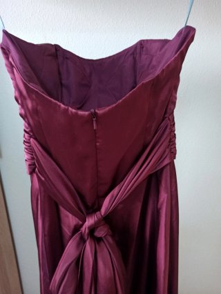 Vestido fiesta Easy Wear T-38 púrpura/rojo