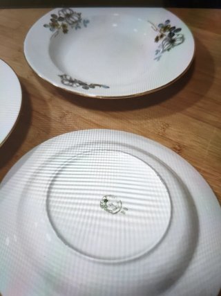 3 Platos Hondos Pickman Cartuja