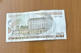 2 Banconote 100 Schilling Austria e 20 schilling