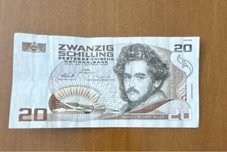 2 Banconote 100 Schilling Austria e 20 schilling