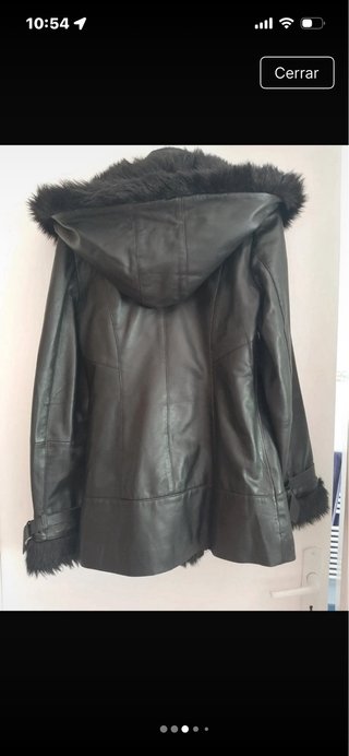 Abrigo Piel Isaco & Kawa con Pelo Talla M