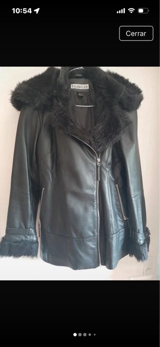 Abrigo Piel Isaco & Kawa con Pelo Talla M
