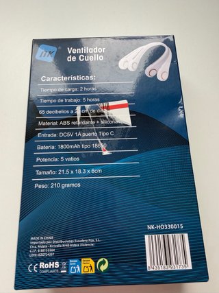 Ventilador de Cuello Portátil