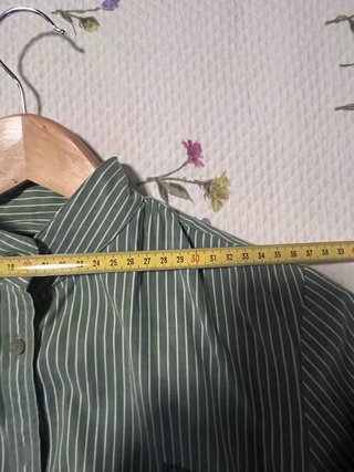 Camisa Pedro del Hierro rayas verde Talla S