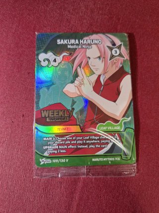 Carta Sakura 109/130V winner Naruto Mythos TCG