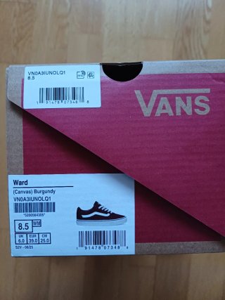 Zapatillas Vans Burdeos Talla 39