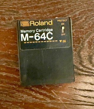 Roland M-64C Memory Cartridge