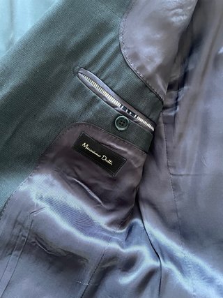 Traje de hombre azul talla M