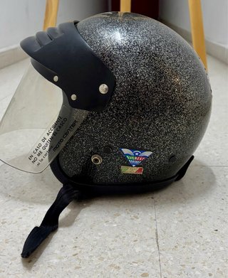 Casco Moto Vintage Everest Años 70