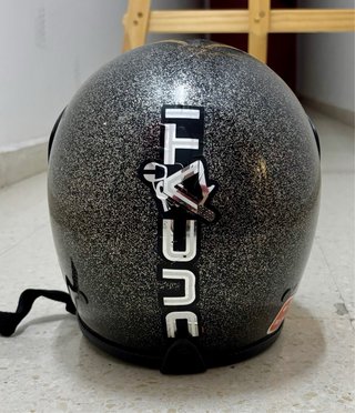 Casco Moto Vintage Everest Años 70