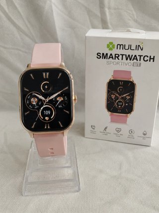 Smartwatch Mulin Sportivo BT Oro/Rosa