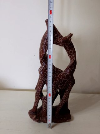 Escultura Jirafas Piedra Africana