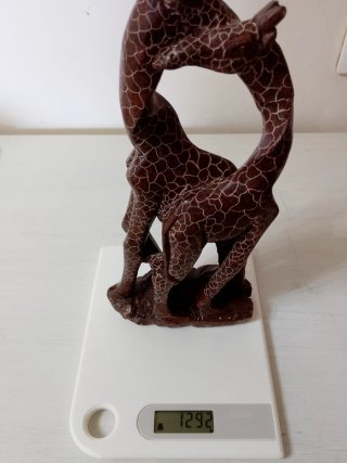 Escultura Jirafas Piedra Africana