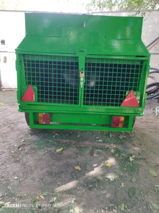 Remolque para perros y carga con documentación fic