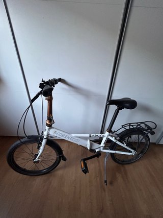 Bicicleta plegable Nishiki Nautic blanca