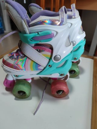 Patines 4R + Patinete+Casco + Protecciones+ Pelota