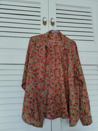 Camisa estampada señora talla M