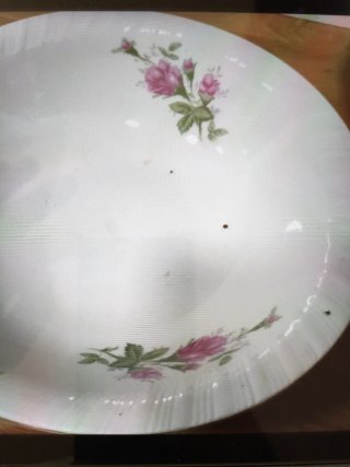 4 Fuentes Pickman Porcelana Flores Rosas