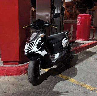 Aprilia Sonic Negra Scooter,negociable... o cambio