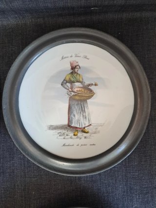 Set di 6 Piatti Decorativi Métiers de Paris