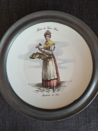 Set di 6 Piatti Decorativi Métiers de Paris