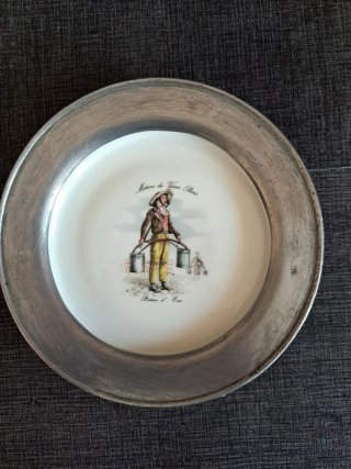 Set di 6 Piatti Decorativi Métiers de Paris