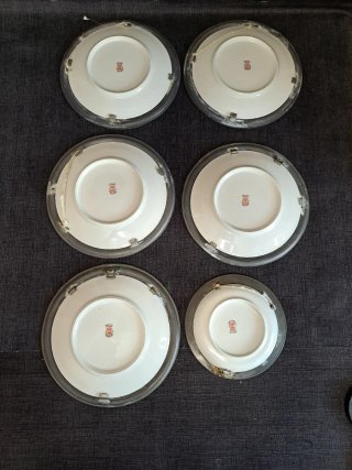 Set di 6 Piatti Decorativi Métiers de Paris