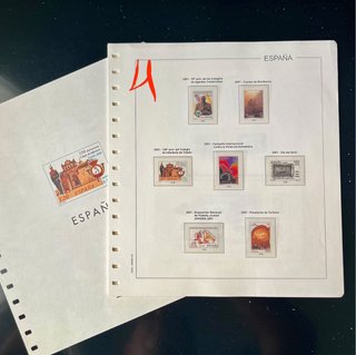 2001 Hojas de Sellos España