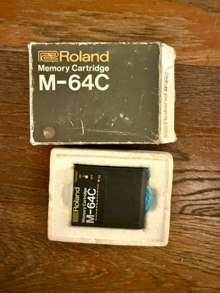 Roland M-64C Memory Cartridge + Box