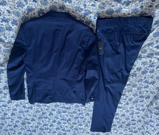 Traje azul MANGO Talla M