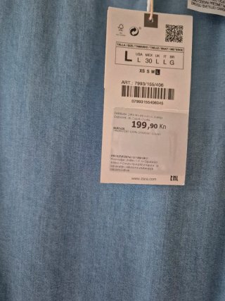Falda Zara azul sin estrenar
