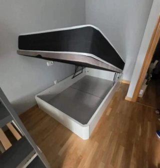 Letto a soppalco con materassi