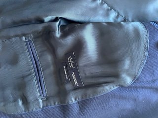 Traje de hombre azul talla M
