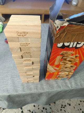 Juego Jenga Madera 54 Piezas