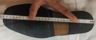 Mocassini FEJUMA in pelle neri Larghezza speciale T44
