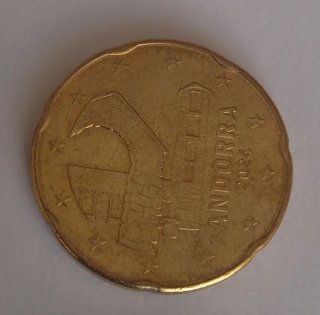 Monedas Andorra de euro.