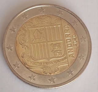 Monedas Andorra de euro.