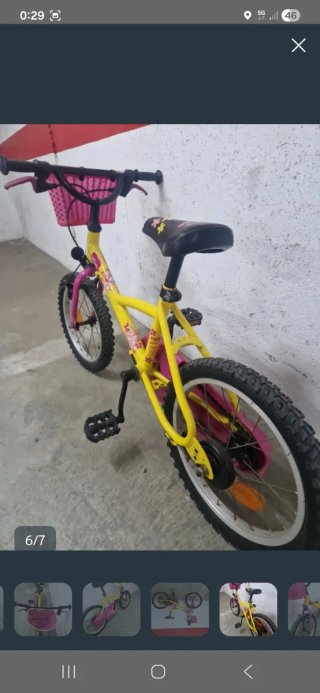 Bicicleta infantil 16 pulgadas