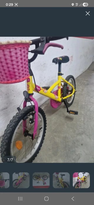 Bicicleta infantil 16 pulgadas