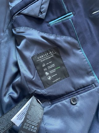 Traje azul hombre talla M