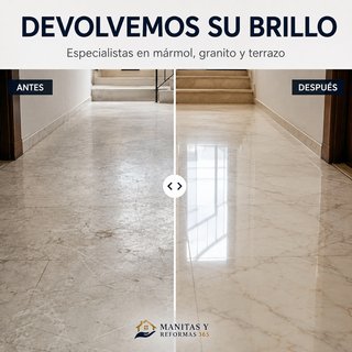 DEVOLVEMOS EL BRILLO A TU MARMOL TERRAZO O GRANITO